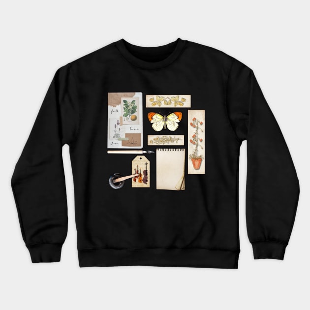 Junk Journal Lover Crewneck Sweatshirt by MoreThanThat